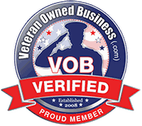 Veteran Owned Business verified, proud member